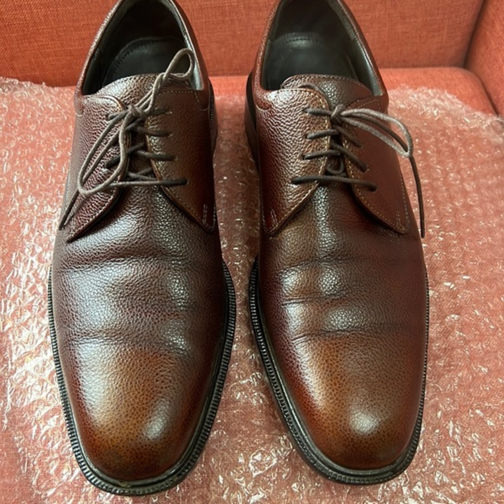 COLE HAAN MENS BROWN LEATHER SHOES SIZE 8 MEDIUM